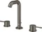 Grohe Essence 3-Loch Waschbeckenarmatur 1/2" M-Size mit Ablauffernbedienung hard graphite gebürstet Vorschaubild