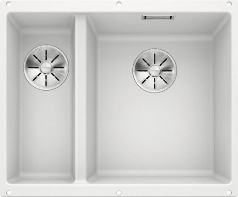 Blanco Subline 340/160-U InFino Unterbau Becken rechts weiß