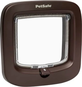 PetSafe Katzenklappe mit manueller Verriegelung, braun