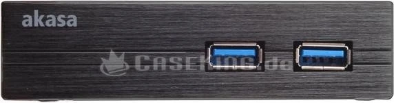 Akasa 3.5" Multifunktionspanel mit SSD/HDD Adapter, USB 3.0