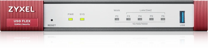 Zyxel ZyWALL USG FLEX 100 Firewall, 5x RJ-45, 1x SFP, V2