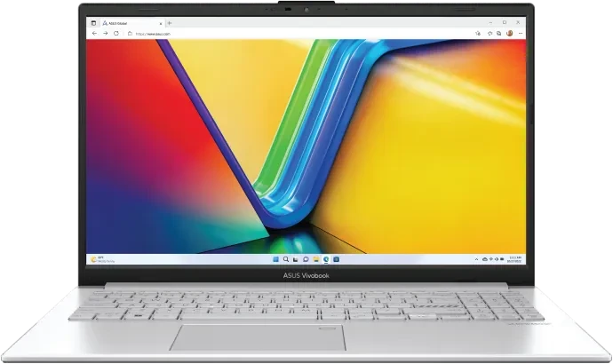 ASUS VivoBook Go 15 E1504GA-NJ845, Cool Silver, Core i3-N305, 8GB RAM, 512GB SSD, DE
