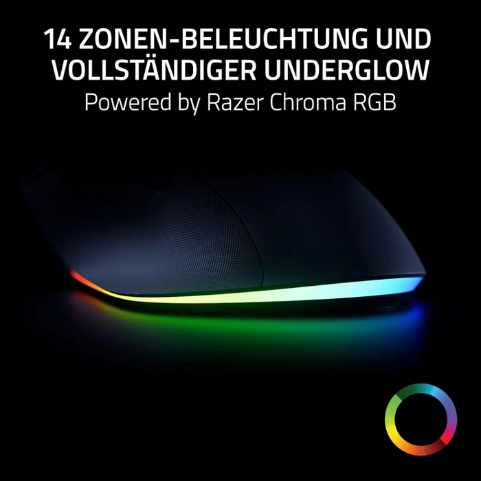 Razer Pro Click V2 Wireless Mouse, schwarz, USB/Bluetooth