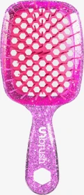 UNbrush Mini Detangling Brush rose quartz pink