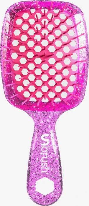 UNbrush Mini Detangling Brush rose quartz pink