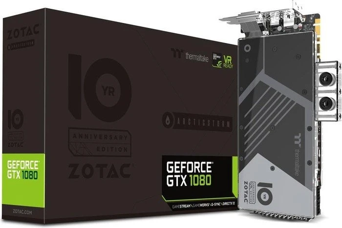 Zotac GeForce GTX 1080 ArcticStorm Thermaltake 10 Year Anniversary Edition, 8GB GDDR5X, DVI, HDMI, 3x DP