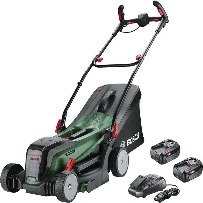 Bosch DIY UniversalRotak 2x18V-37-550 Akku-Rasenmäher inkl. 2 Akkus 4.0Ah (06008B9E00)