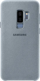 Samsung EF-XG965AM Alcantara Cover für Galaxy S9+ minzgrün
