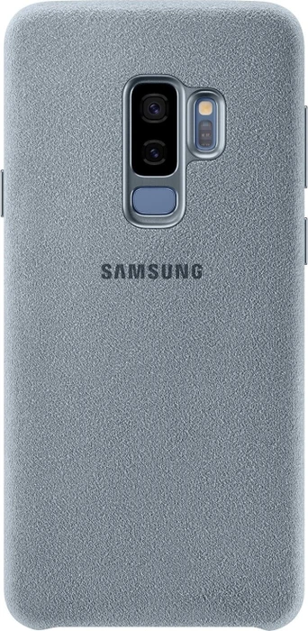 Samsung EF-XG965AM Alcantara Cover für Galaxy S9+ minzgrün