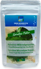 DRAK-Aquaristik Spirulina Mikroalgenpulver, Standbodenbeutel, 50g