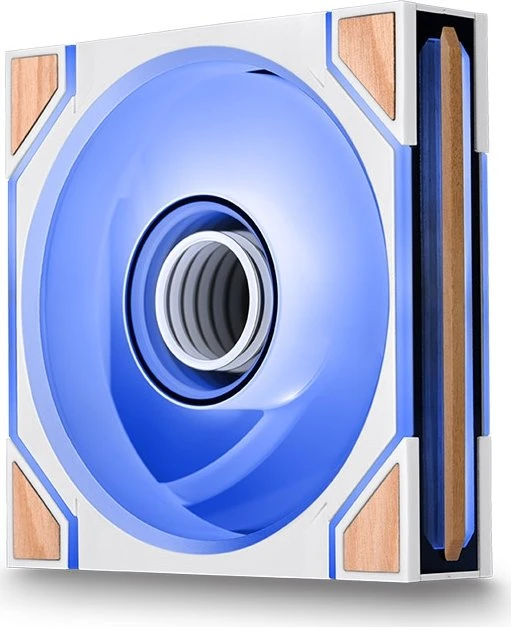 Thermaltake SWAFAN 120 EX INFINITY ARGB Sync Wood Edition Snow, weiß, 124mm, 3er-Pack