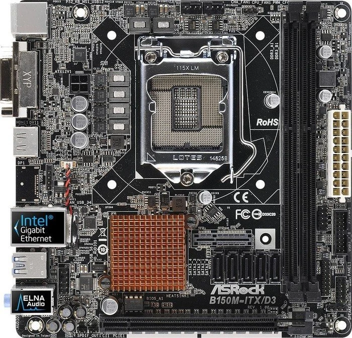 ASRock B150M-ITX/D3 (Intel 1151)