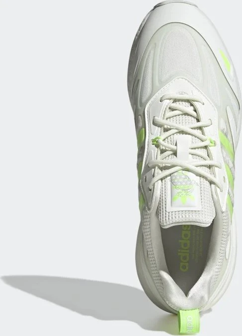 adidas ZX 2K Boost 2.0 white tint/signal green/grey two (Herren)