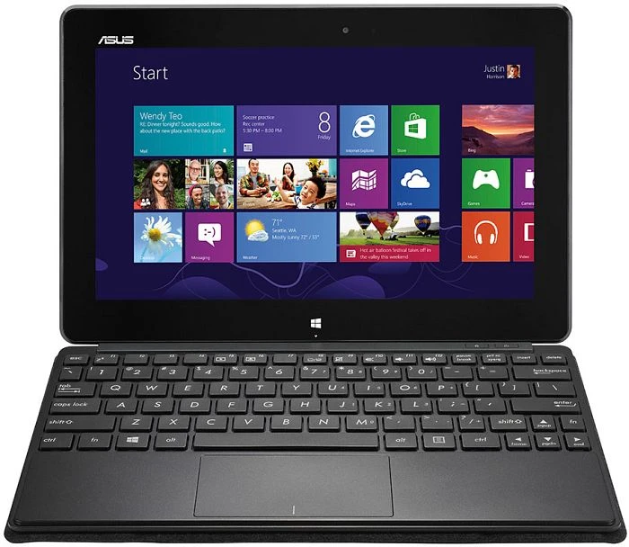 ASUS TranSleeve Bluetooth Tastatur für VivoTab Smart ME400, schwarz, DE