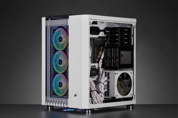 Corsair Crystal Series 680X RGB, weiß, Glasfenster