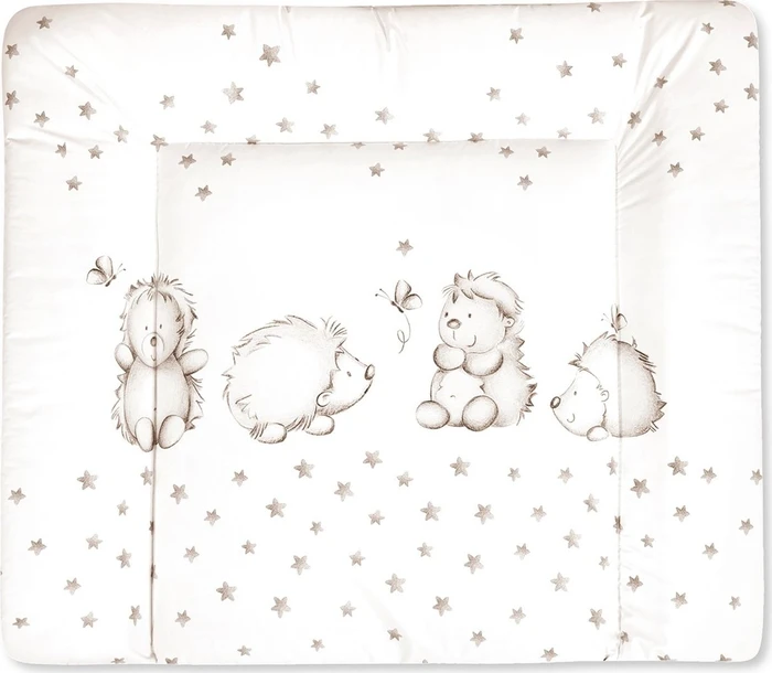 Julius Zöllner Softy Folie Wickelauflage, 75x75cm Igelchen