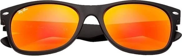 Ray-Ban RB2132 New Wayfarer Flash 52mm black/orange flash