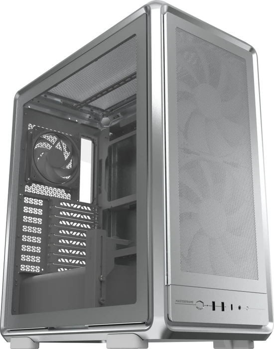 Cooler Master MasterFrame 500 Mesh, silber, Glasfenster