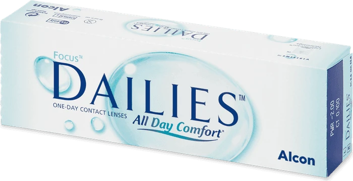 Alcon Focus Dailies All Day Comfort, -9.50 Dioptrien, 30 Stück