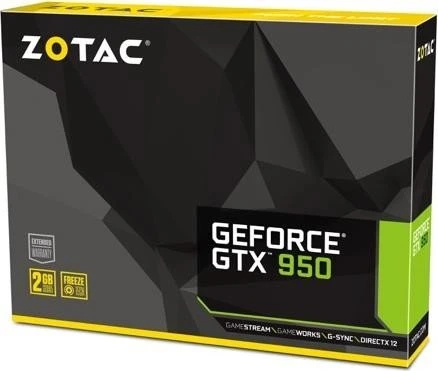 Zotac GeForce GTX 950, 2GB GDDR5, 2x DVI, HDMI, DP