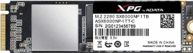 ADATA XPG SX6000 1TB, M.2 2280 / M-Key / PCIe 3.0 x2, Kühlkörper