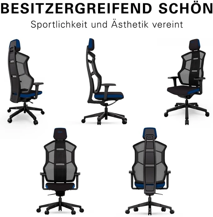 Recaro Aer Essential Gamingstuhl, Royal Blue