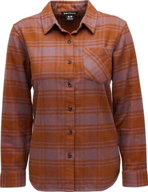 Black Diamond Project Flannel Hemd langarm dark mauve/clay (Damen)