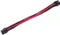SilverStone PP07-PCIBR, 6/8-Pin PCIe Verlängerung 250mm, sleeved schwarz/rot Vorschaubild