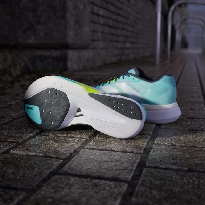 adidas Adizero Boston 13 flash aqua/cloud white/lucid lemon (Herren)