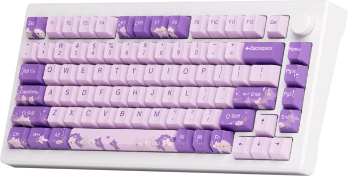 Akko MOD 007 HE, Purple Melody, LEDs RGB, hot-swap, Cream Yellow Magnetic, USB/Bluetooth, US