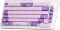 Akko MOD 007 HE, Purple Melody, LEDs RGB, hot-swap, Cream Yellow Magnetic, USB/Bluetooth, US Vorschaubild