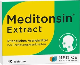 Meditonsin Extract Erkältungstabletten, 40 Stück