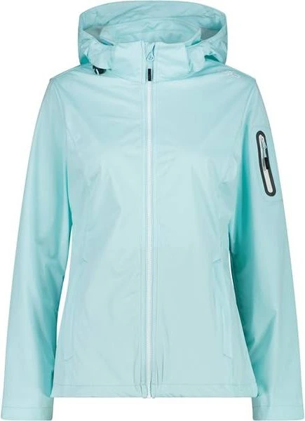 CMP Zip Hood Softshell Funktionsjacke opale (Damen)