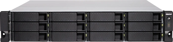 QNAP Turbo Station TS-1283XU-RP-E2124-8G, 8GB RAM ECC, 2x SFP+ 10Gb/s, 4x RJ-45 1000Base-T, 2HE