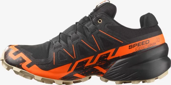 Salomon Speedcross 6 GTX black/shocking orange (Herren)