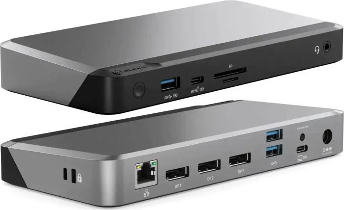 Alogic DX3 Triple 4K Display Universal Docking Station - with 100W Power Delivery, USB-C 3.1 [Buchse]