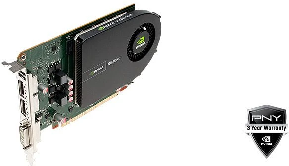 PNY Quadro 2000, 1GB GDDR5, DVI, 2x DP