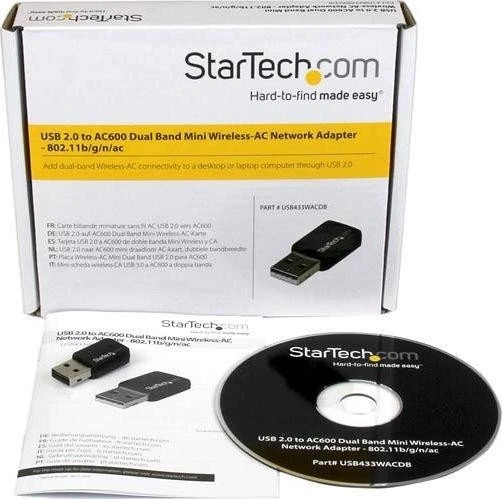 StarTech WLAN-Adapter, 2.4GHz WLAN, USB-A 2.0 [Stecker]