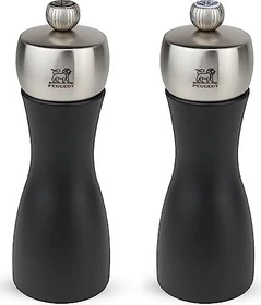 Peugeot Fidji Duo Salz-/Pfeffermühlen-Set 15cm schwarz, 2-tlg.