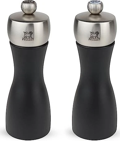 Peugeot Fidji Duo Salz-/Pfeffermühlen-Set 15cm schwarz, 2-tlg.