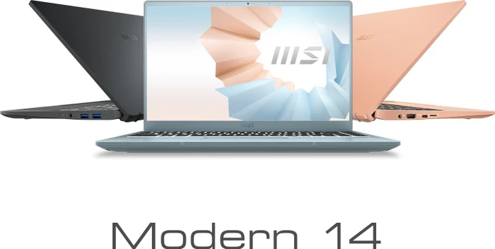 MSI Modern 14 B11SB-085, Blue Stone, Core i7-1165G7, 16GB RAM, 512GB SSD, GeForce MX450, DE