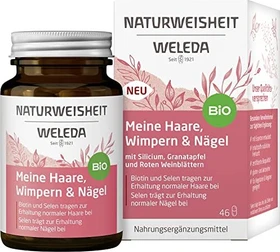 Weleda Naturweisheit Meine Haare, Wimpern und Nägel Kapseln, 46 Stück