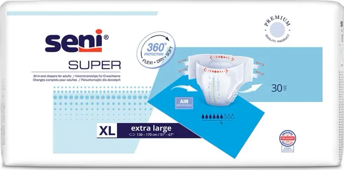 Seni Super SENI Schutzhose Größe XL, 120 Stück