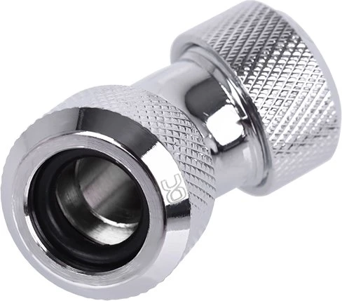 Alphacool Eiszapfen 45° 13mm L-Verbinder HardTube Anschraubtülle, verchromt