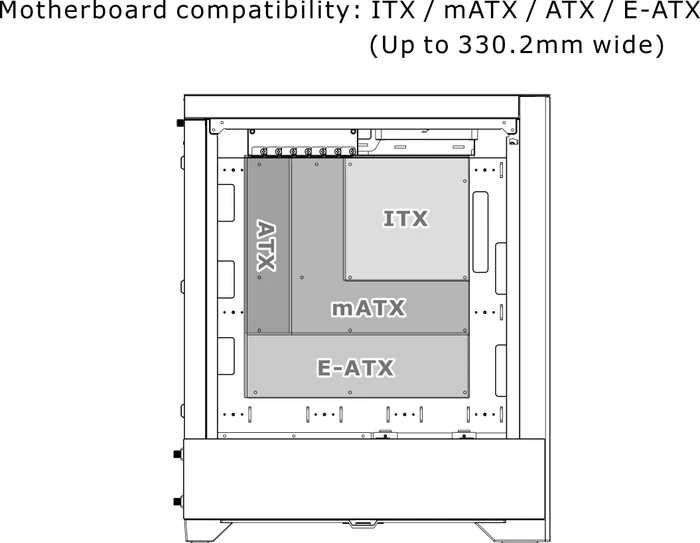Thermaltake CTE T500 Air, schwarz, Glasfenster