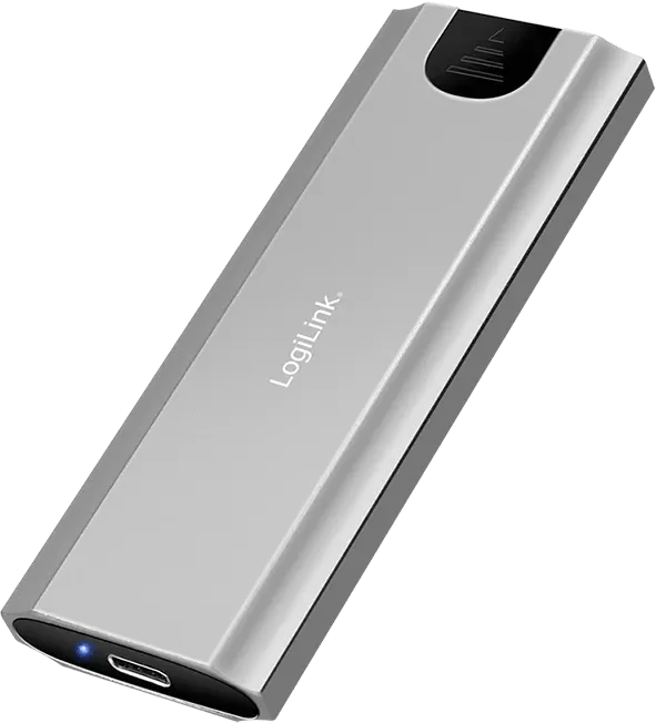 LogiLink externes Gehäuse, M.2 NVMe SSD, USB-C 3.1