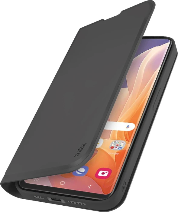SBS Mobile Wallet Smooth für Motorola Moto G85 schwarz