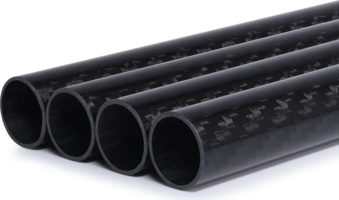 Alphacool Carbon HardTube, 80cm 16/13mm, carbon, 4er-Pack