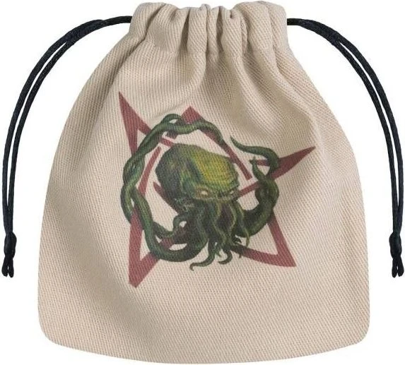Q-Workshop Würfelbeutel Call of Cthulhu beige
