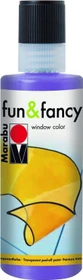 Marabu Window Color fun & fancy Malfarbe Glas/Porzellan, lavendel, 80ml